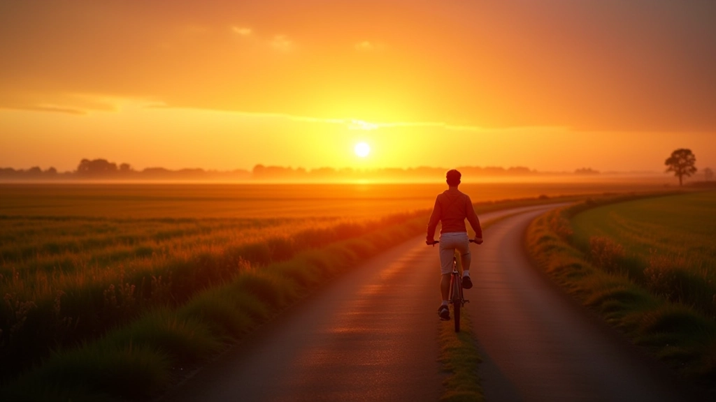 Zonsondergang over Waterland polderland