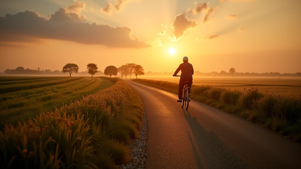 Zonsopgang over polderlandschap in Waterland